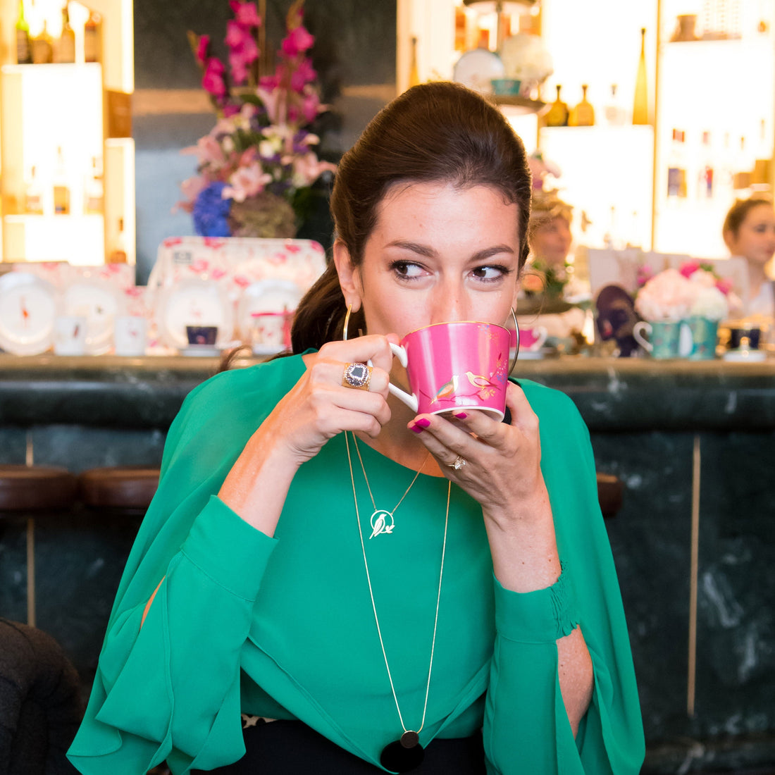 Celebrating the launch of Sara Miller London x Portmeirion