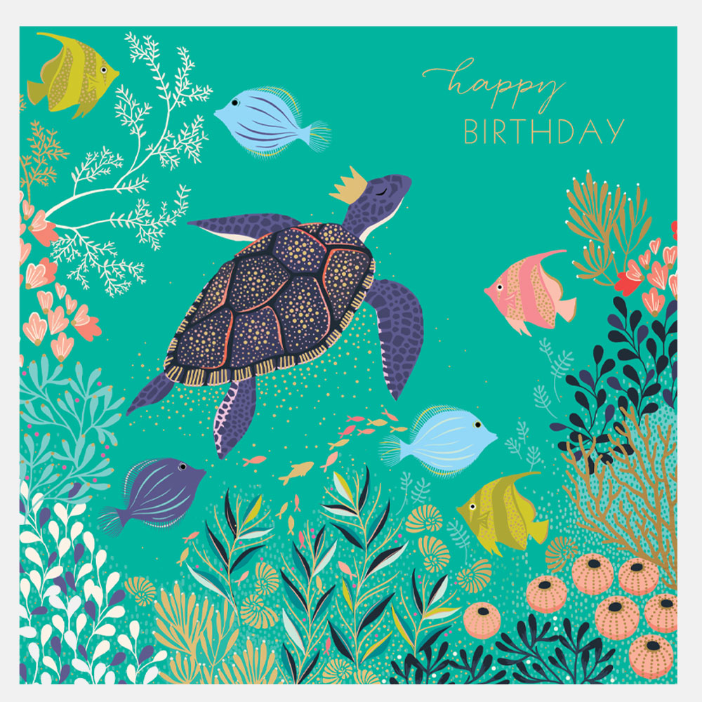 Deep Blue Sea Birthday Card