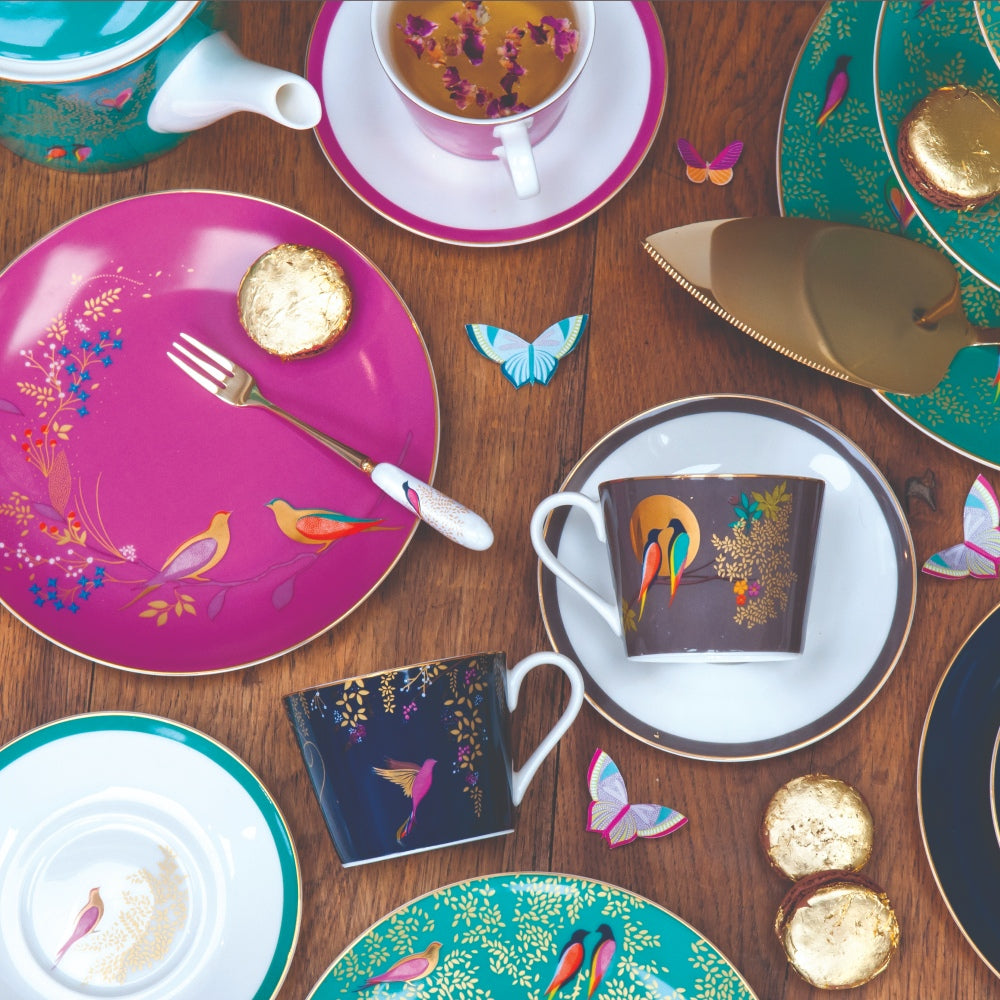 Tasse à thé Oiseaux roses