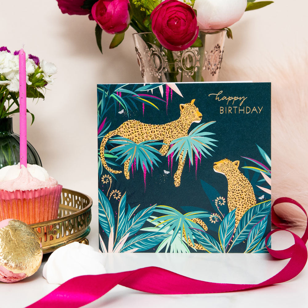 Cheetahs Birthday Card