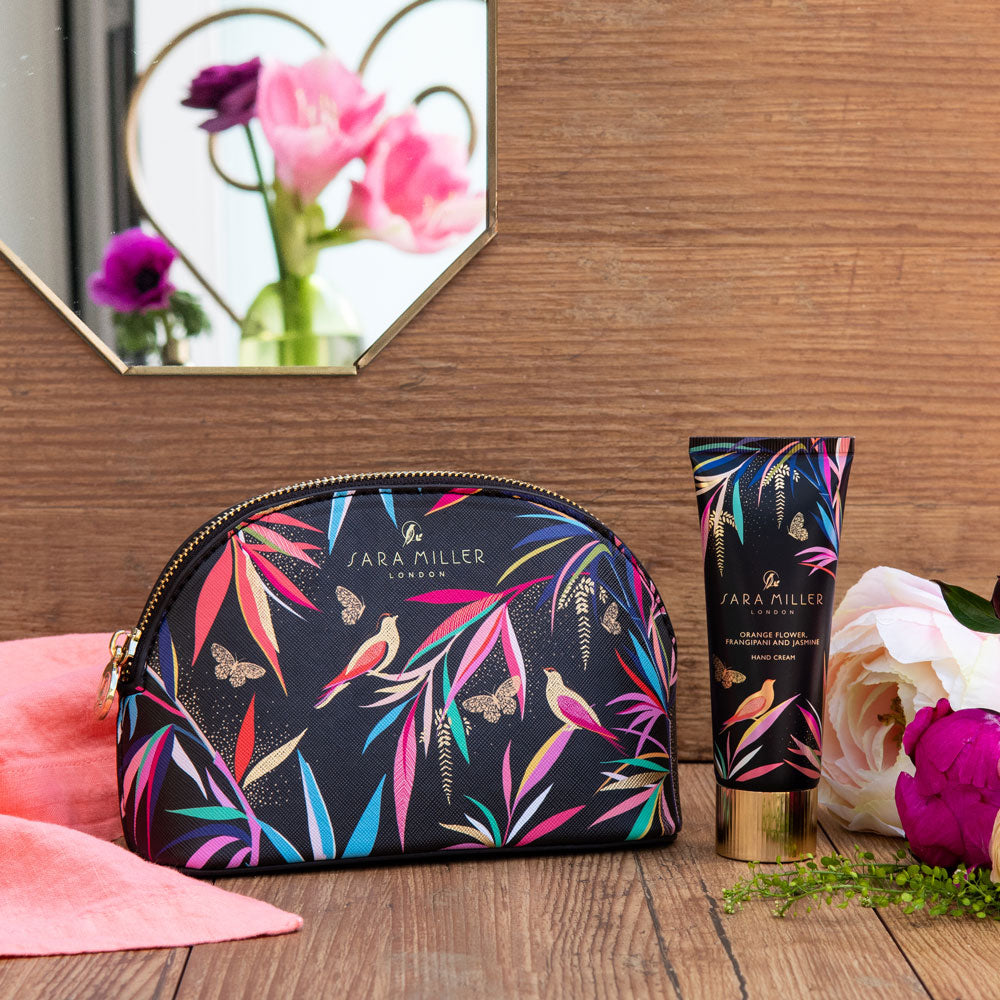 Black Bamboo Small Cosmetic Bag