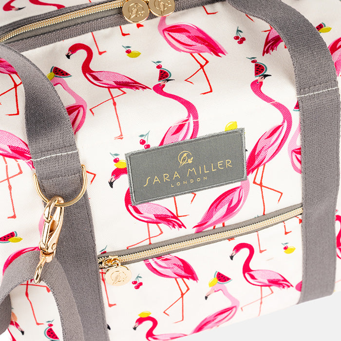 Close up of Sara Miller London logo.