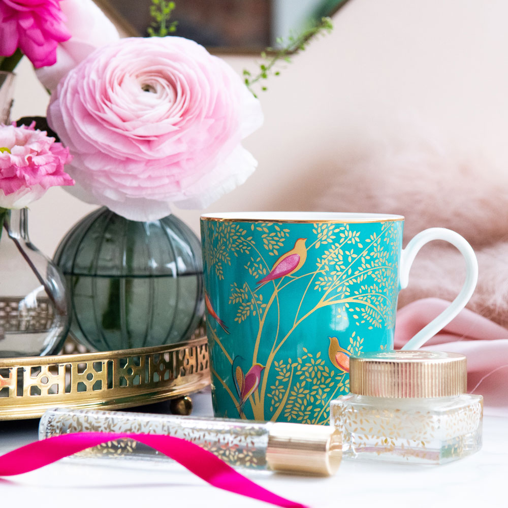 Green Birds Mug
