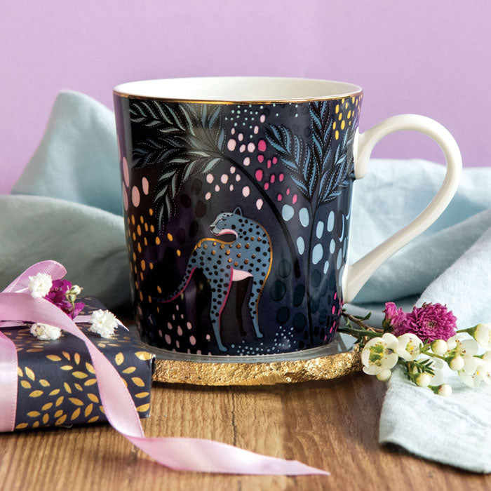 Mug on coaster.