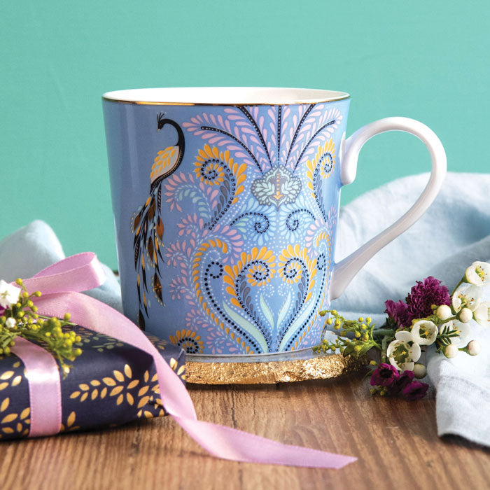 Mug on coaster.