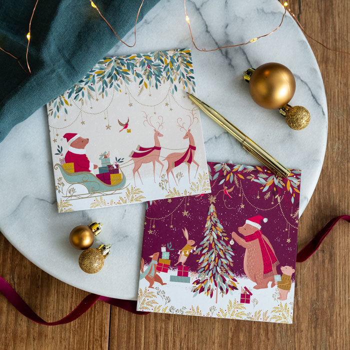 Woodland Tales Christmas Cards - Assorted Set of 10