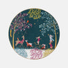 Assiette de service cerf et rouge-gorge Woodland Tales