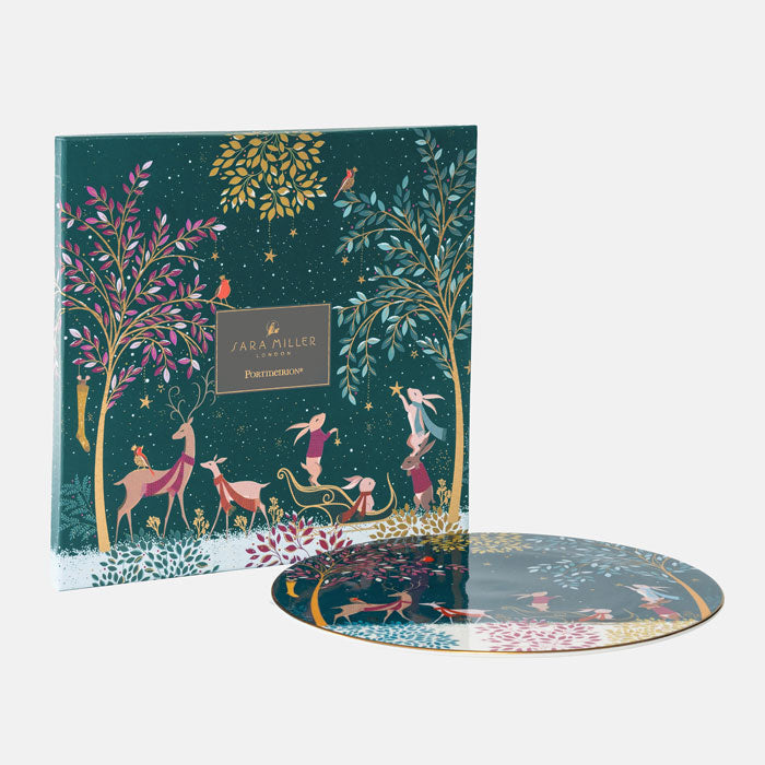 Woodland Tales Deer & Robin Serving Plate