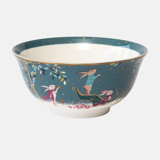 Woodland Tales Rabbit Sleigh Candy Bowl