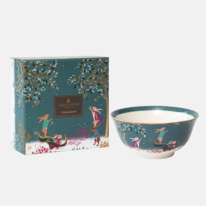 Woodland Tales Rabbit Sleigh Candy Bowl