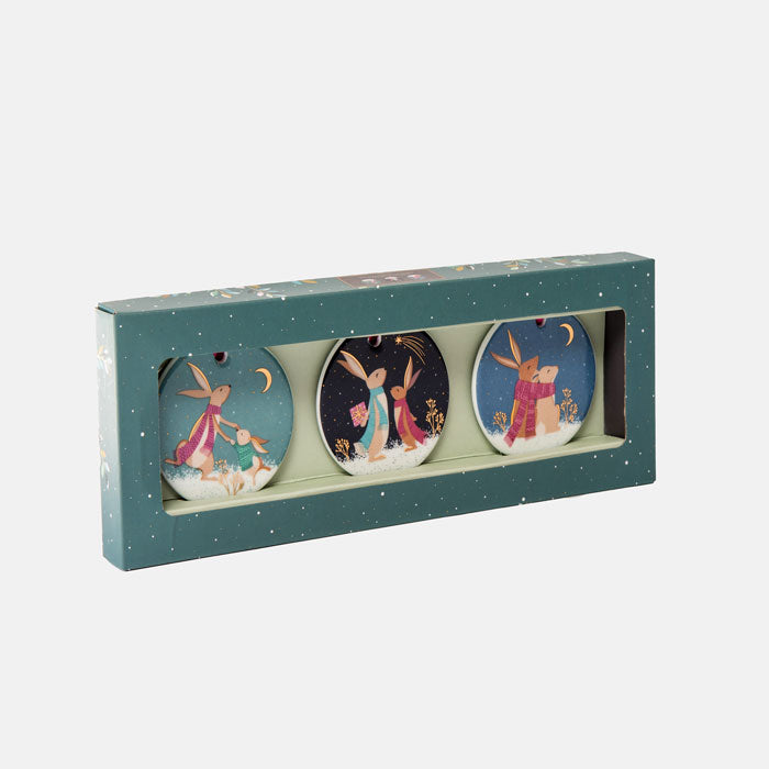 Woodland Tales Ornaments - Set of 3