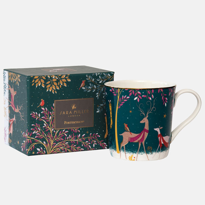 Woodland Tales Deer & Robin Mug