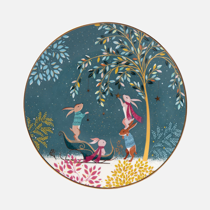 Assiettes à gâteaux Woodland Tales - Lot de 4 pièces assorties
