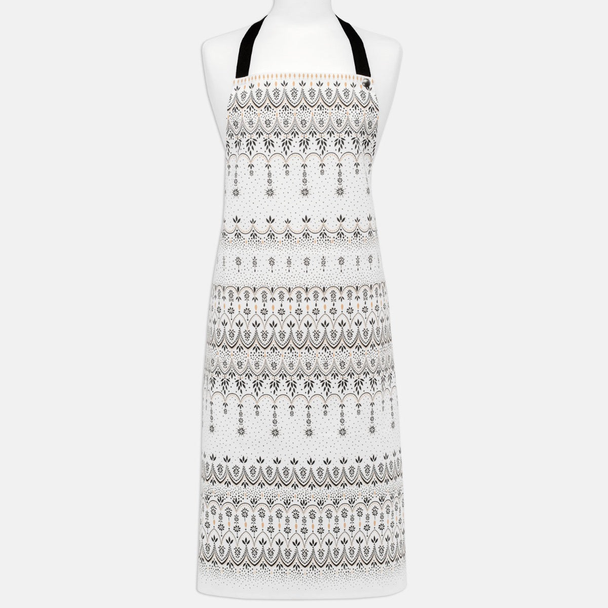 Tablier Mandala Artisanne Noir