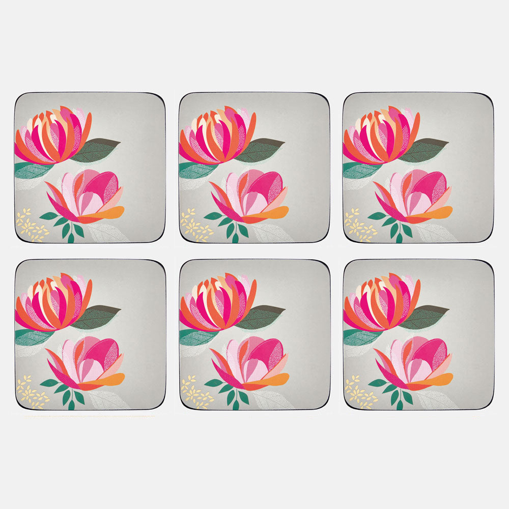 Grey Peony Placemat Collection