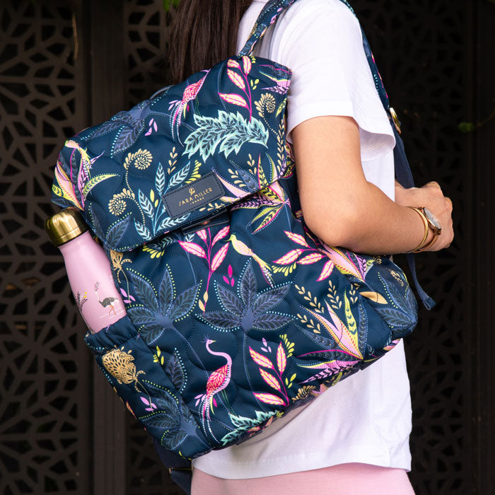 Sac à dos matelassé Botanic Paradise