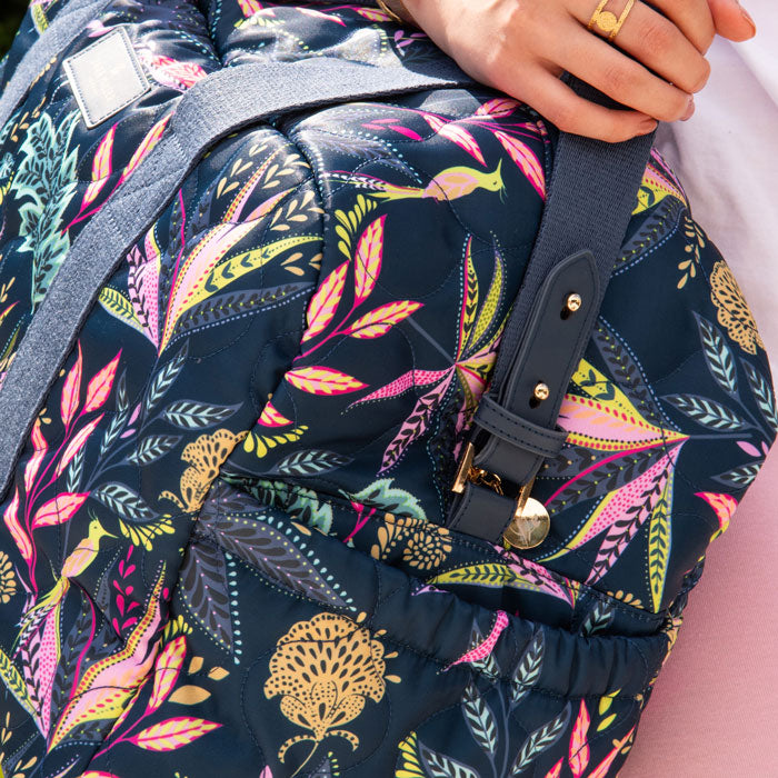 Botanic Paradise Quilted Duffle