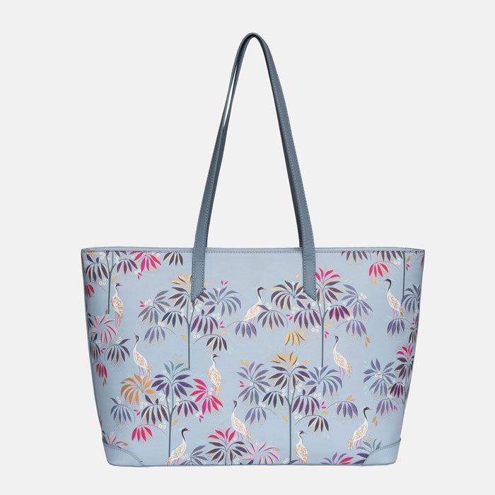 Crane Garden Large Tote