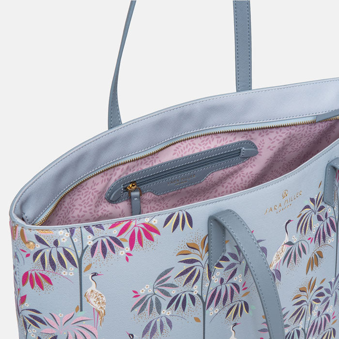 Crane Garden Large Tote