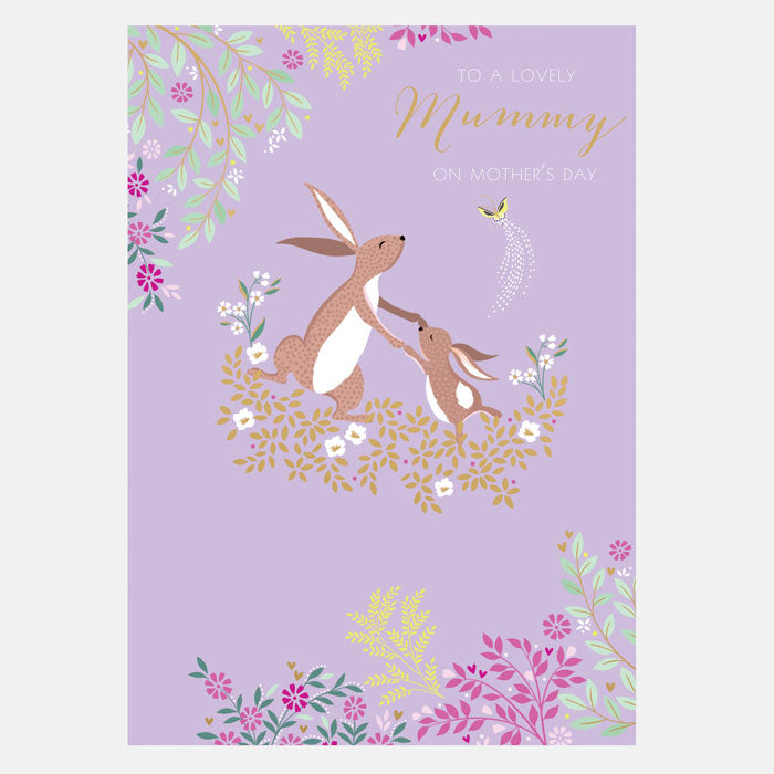 Dancing Rabbits Lovely Mummy Mother's Day Card