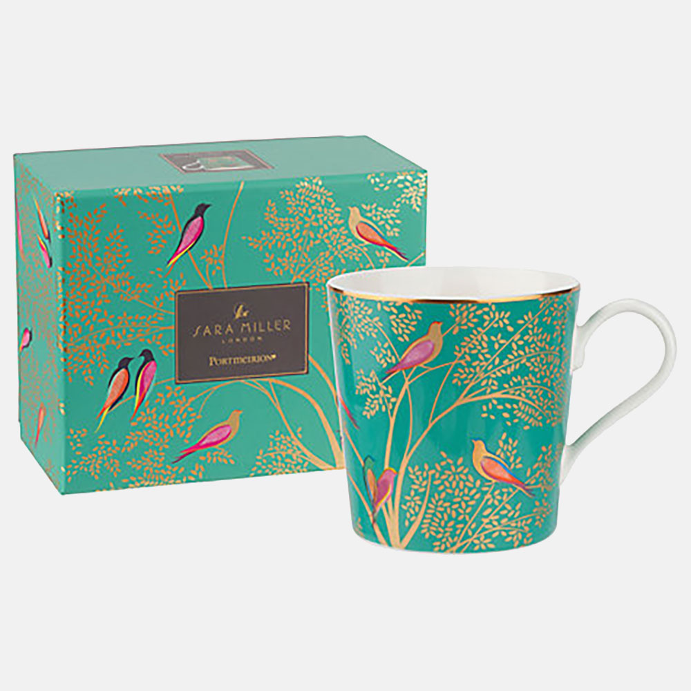 Green Birds Mug