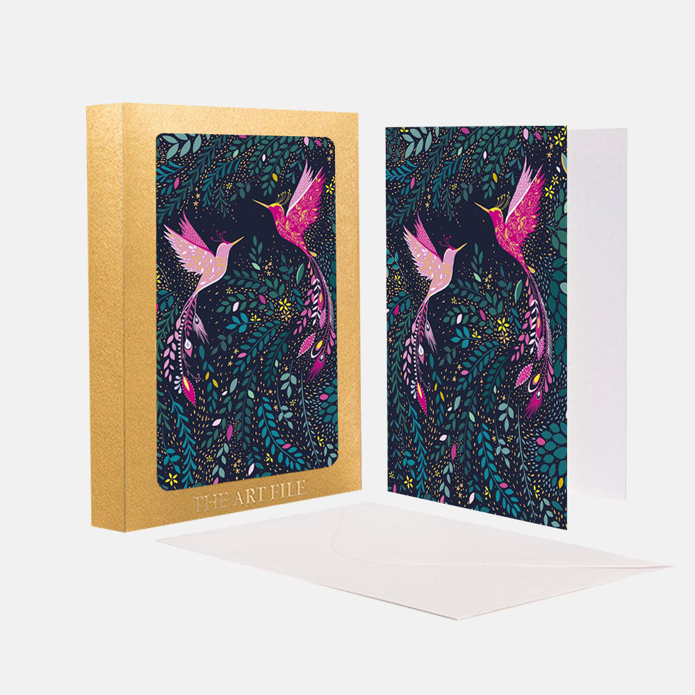 Hummingbird Paradise Notecard ö√Ñ√¨ Set of 10 Cards¬¨†