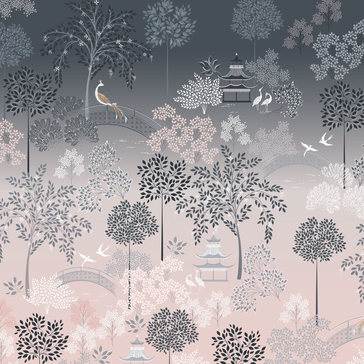 Pagoda Garden Bed Linen Collection