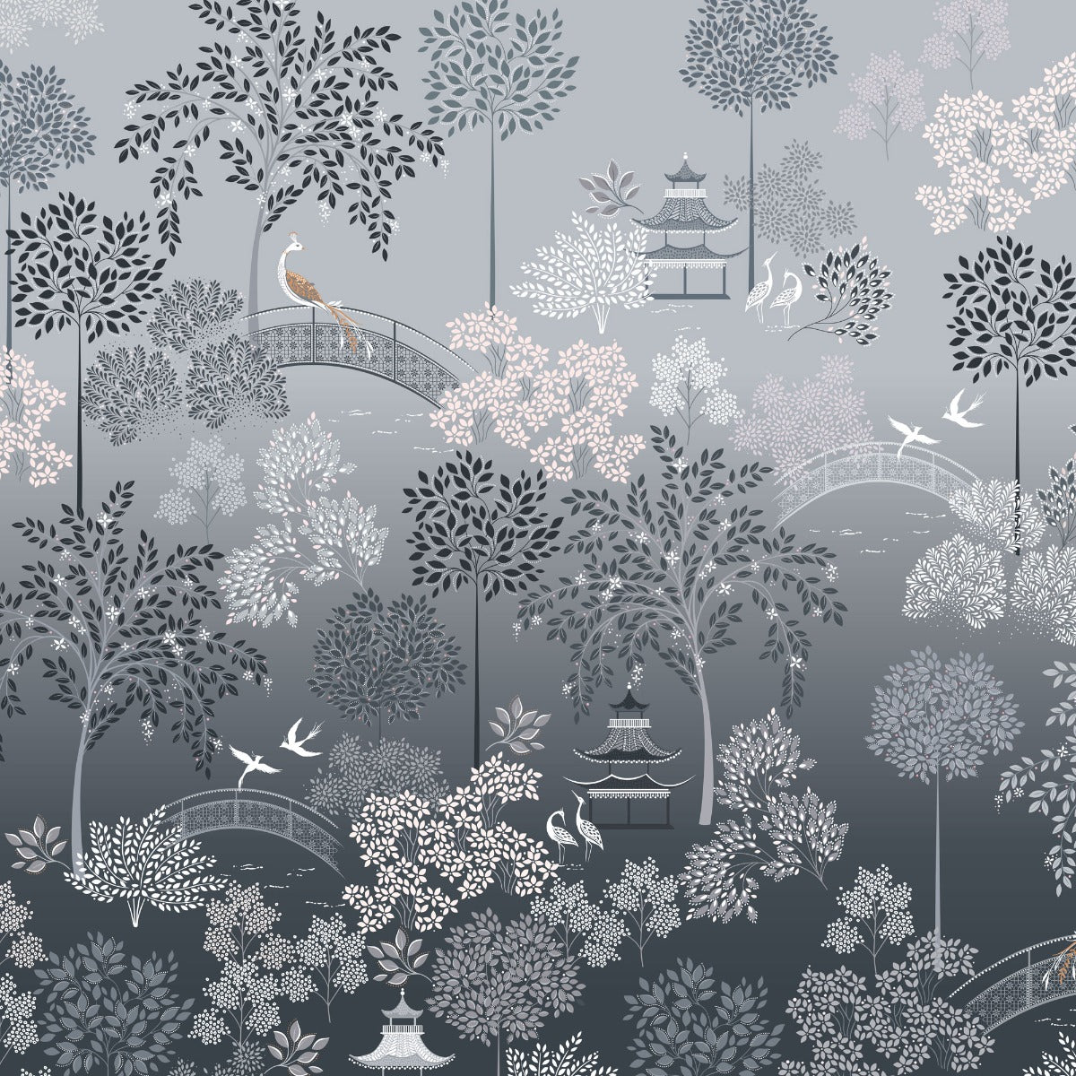 Pagoda Garden Bed Linen Collection