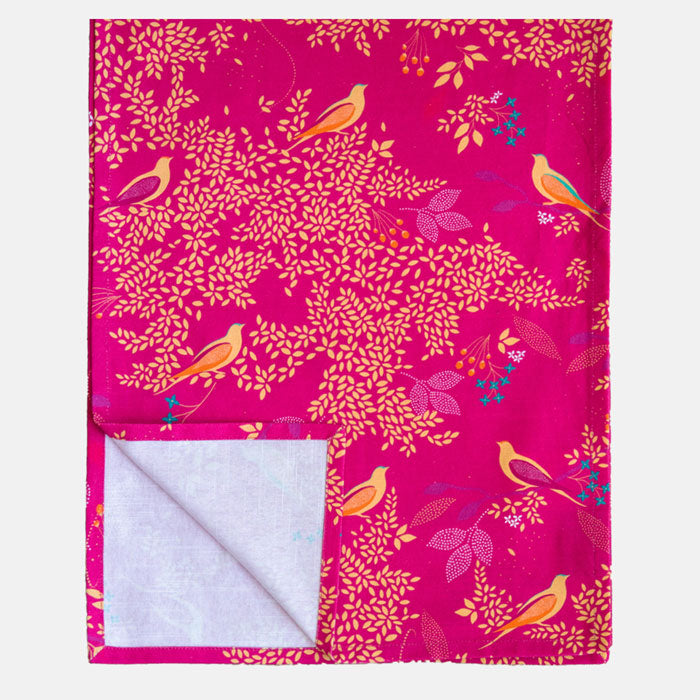 Pink Birds Table Runner