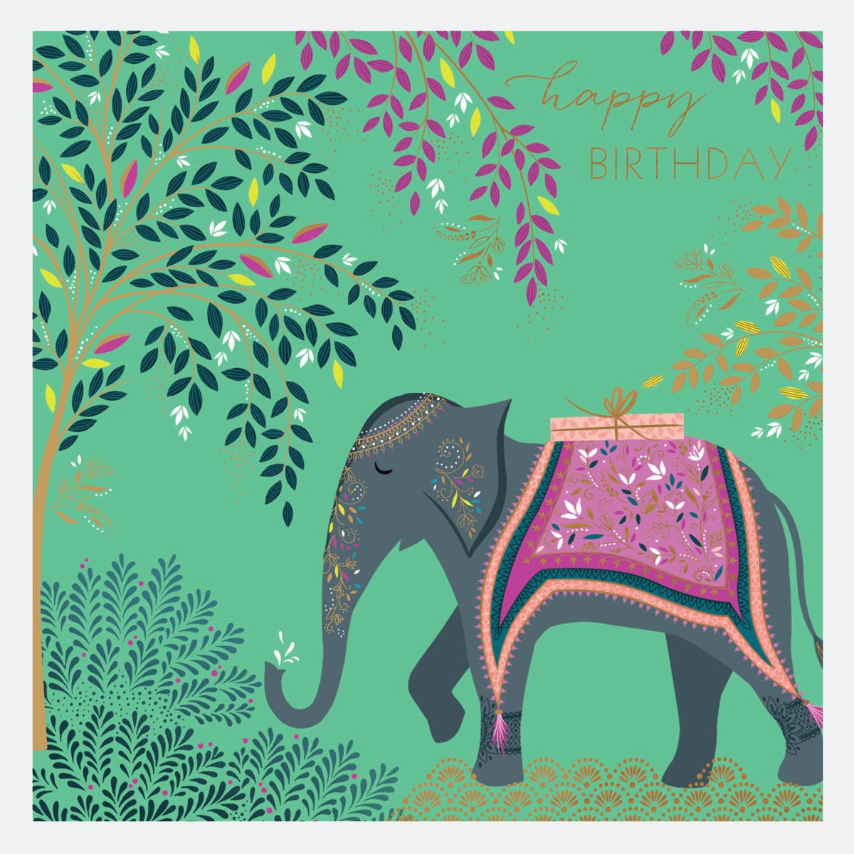 Elephant OasisBirthdayCard