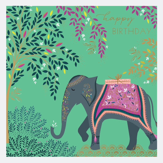 Elephant OasisBirthdayCard