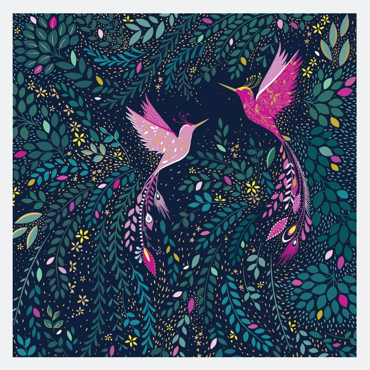Hummingbird Paradise Card