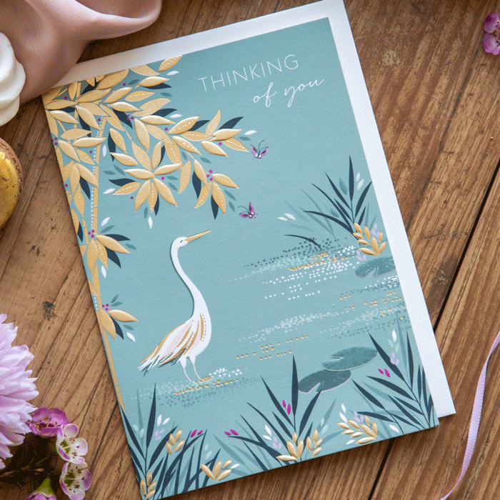 Tranquil Bird Thinking of You Card