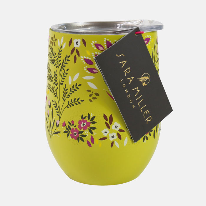 Lime Songbird Travel Tumbler