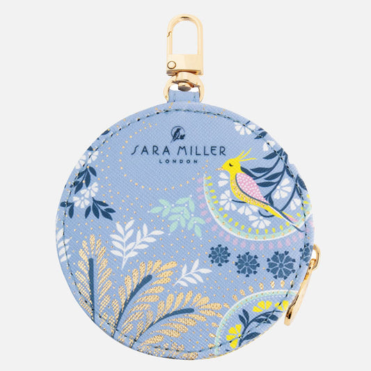 Peacock Filigree Key Ring Pouch & Mirror