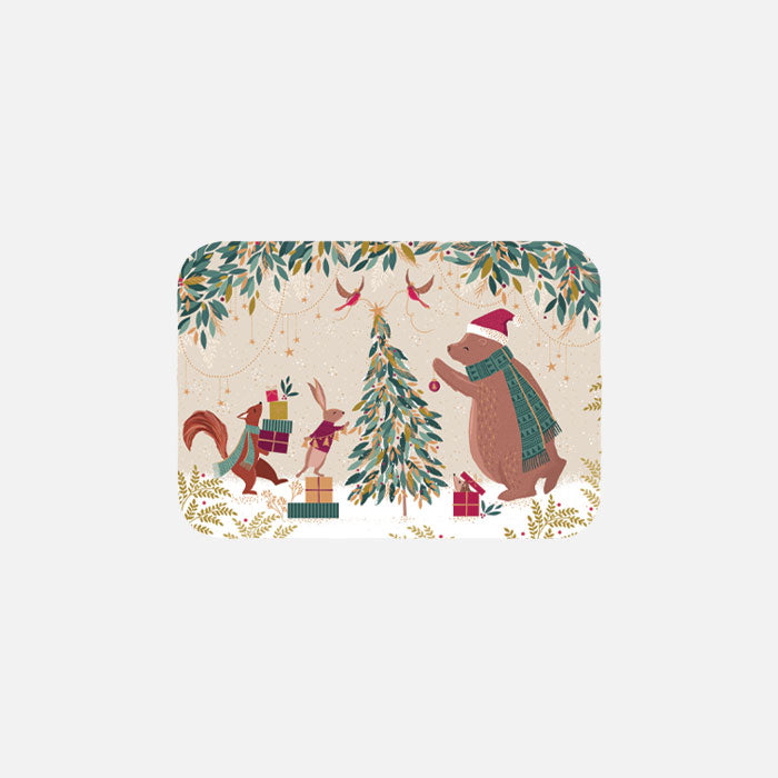 Santa Bear Pocket Tin
