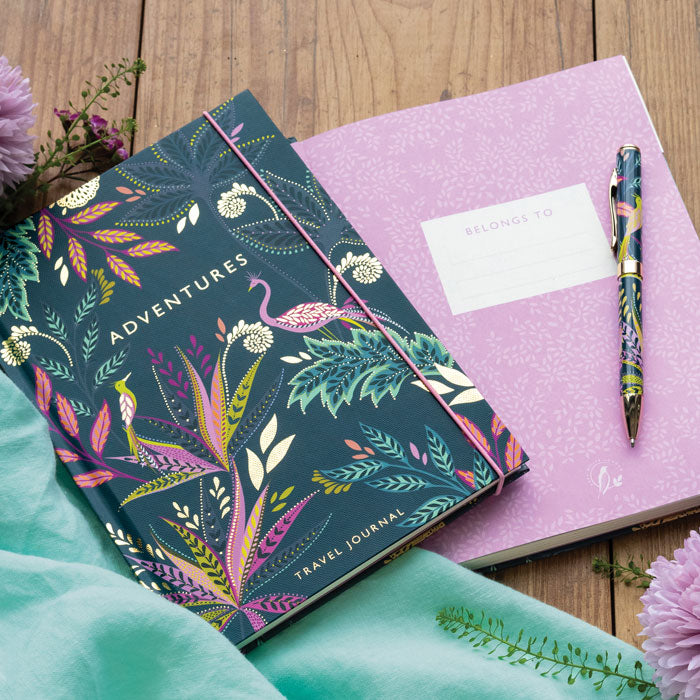 Savannah Botanic Paradise Casebound A5 Journal - Midnight