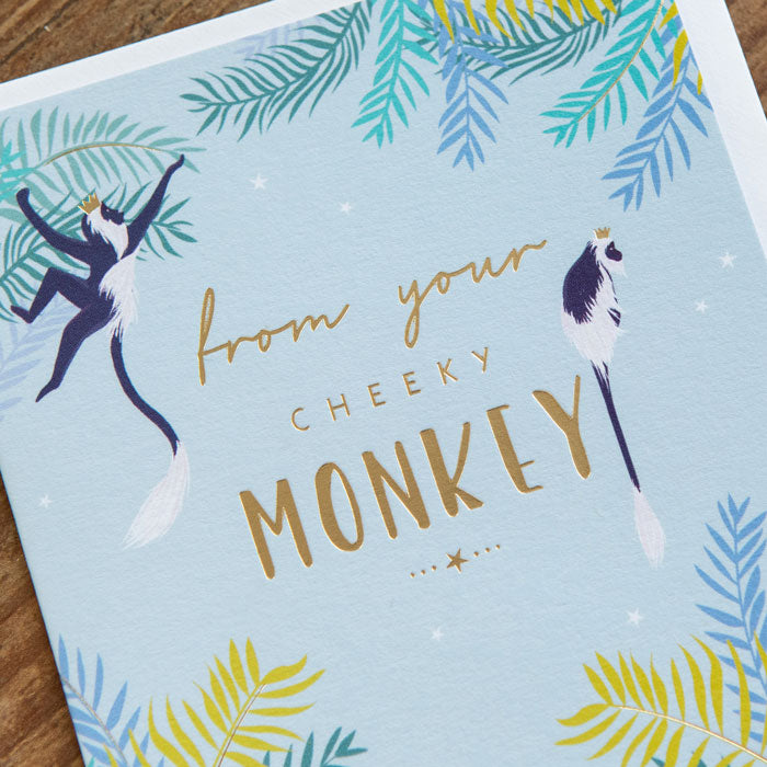 Little Gestures From Your Cheeky Monkey Card