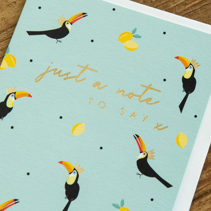Little Gestures Toucan Just A Note To Say Card