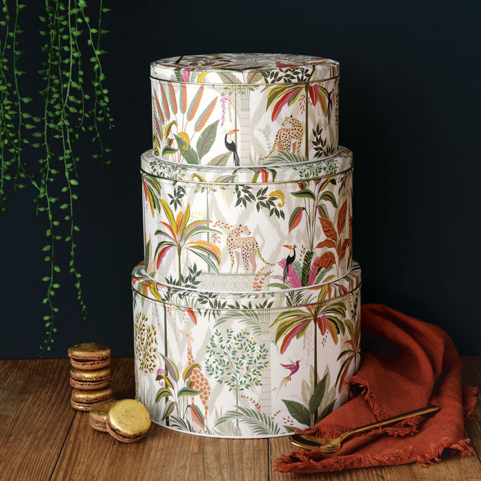 Palm Garden Round Cake Tins - Set of 3