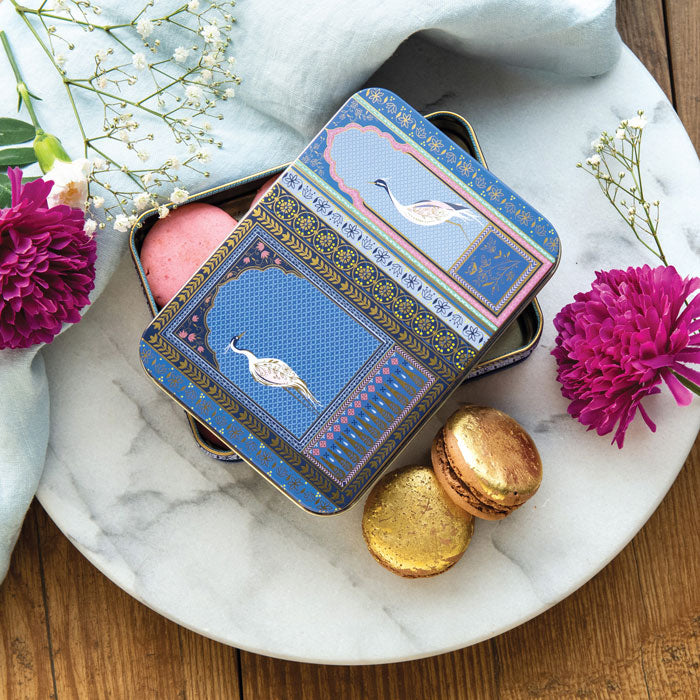 Lattice Windows Small Rectangular Tin