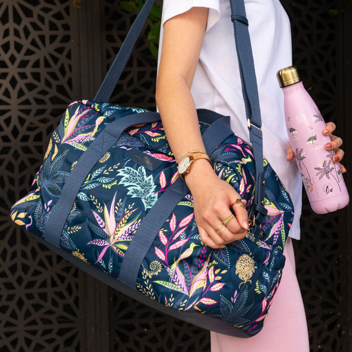 Botanic Paradise Quilted Duffle