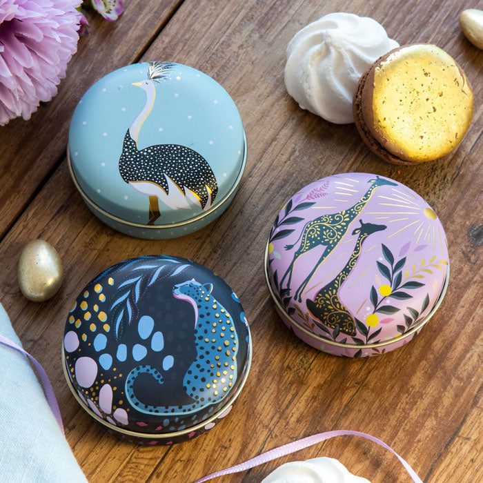 Savannah Small Round Tins - Set of 3