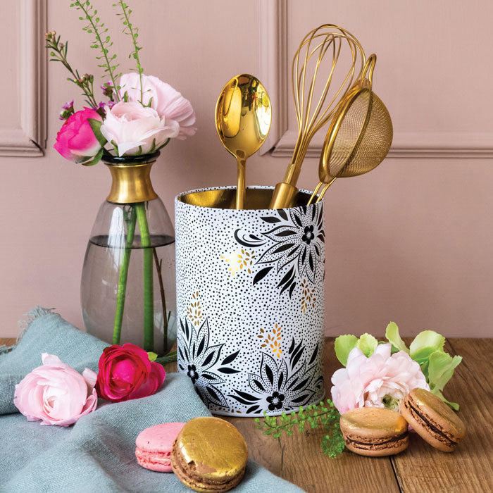 Artisanne Noir Cork Lid Caddies - Set of 3