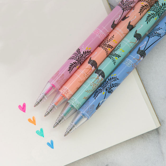 Savannah Gel Pens - Set of 4