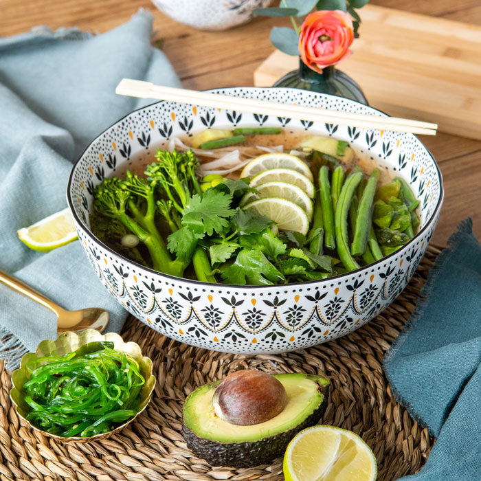 Artisanne Noir Large Bowls - Set of 2