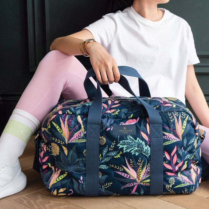 Botanic Paradise Quilted Duffle