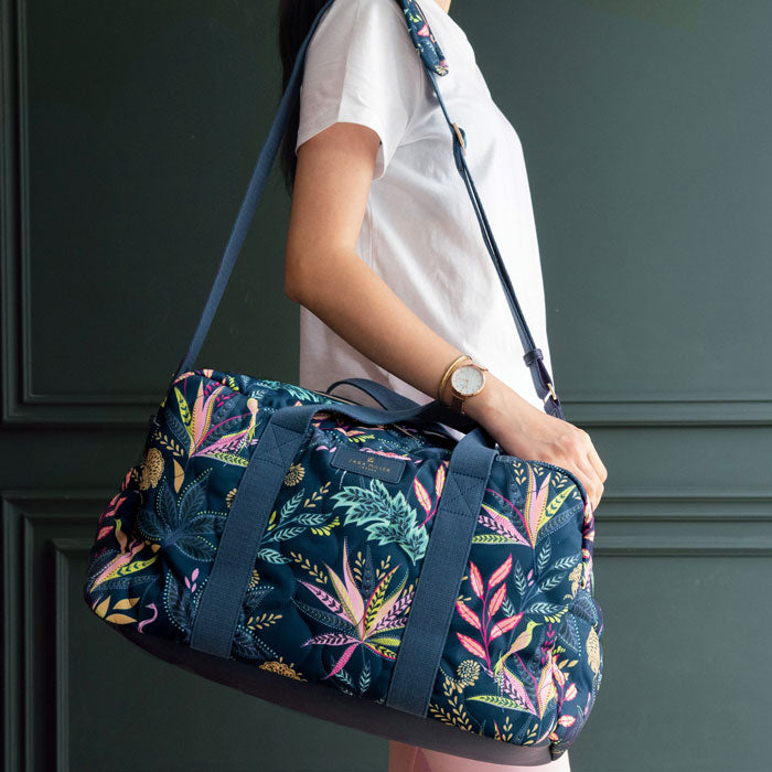 Botanic Paradise Quilted Duffle