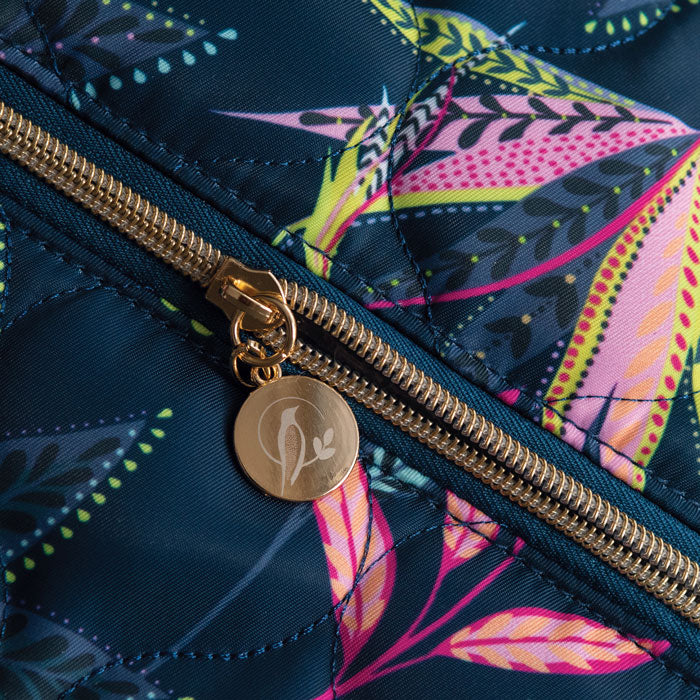 Botanic Paradise Quilted Duffle