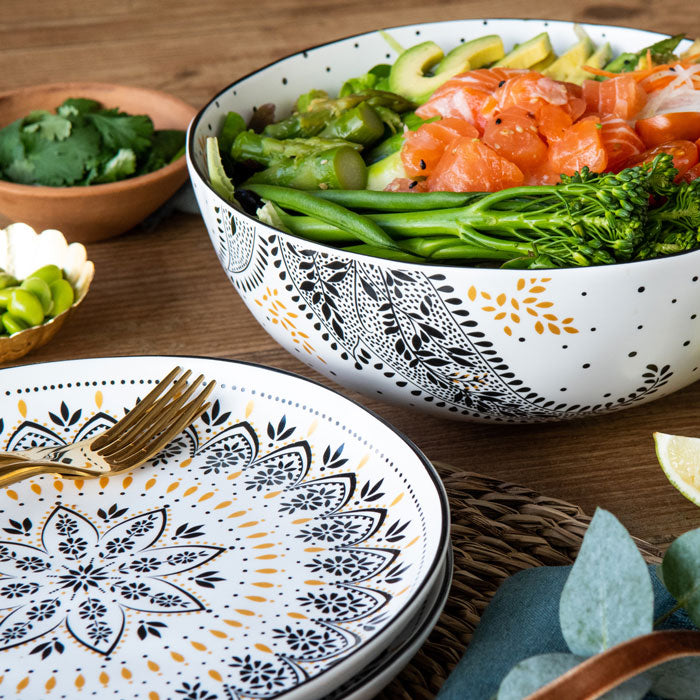 Artisanne Noir Large Bowls - Set of 2